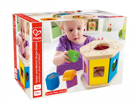 Jocuri si Jucarii Educative - Hape Centru de Activități Sortează și Potrivește 