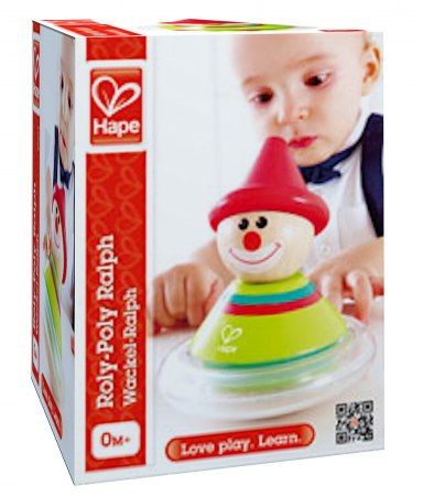 Jocuri si Jucarii Educative - Hape Clovnul Ralph cu Sistem Hopa Mitica 