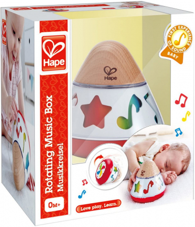 Jocuri si Jucarii Educative - Hape Cutie Muzicală Rotativă 