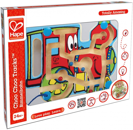 Jucarii din lemn - Hape Labirint Magnetic Locomotivă 