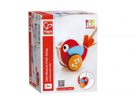 Jocuri si Jucarii Educative - Hape Lilly Musical - Împinge și Mergi! 