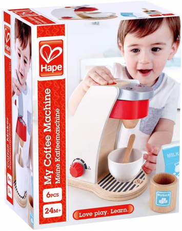 Jucarii din lemn - Hape Mașină de Făcut Cafea 