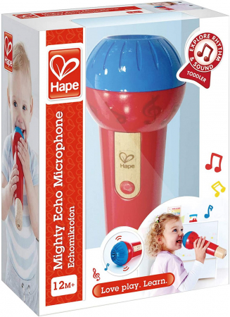 Jocuri si Jucarii Educative - Hape Microfon Echo 