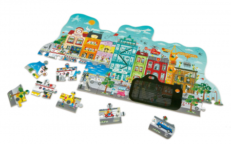 Hape Puzzle Orasul Animat  [1]
