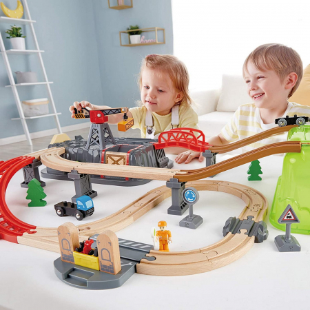 Hape Set Trenuleț Construcții  [3]