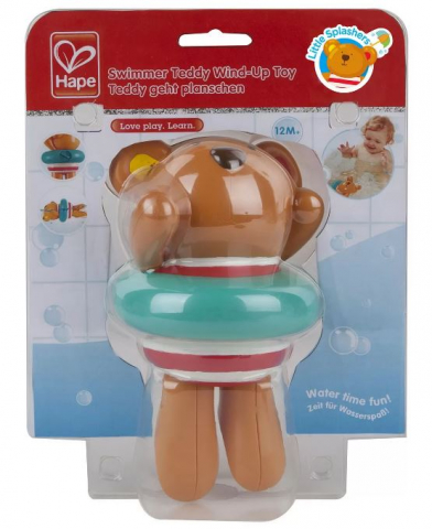 Jocuri si articole copii - Hape Teddy Înotătorul Vesel