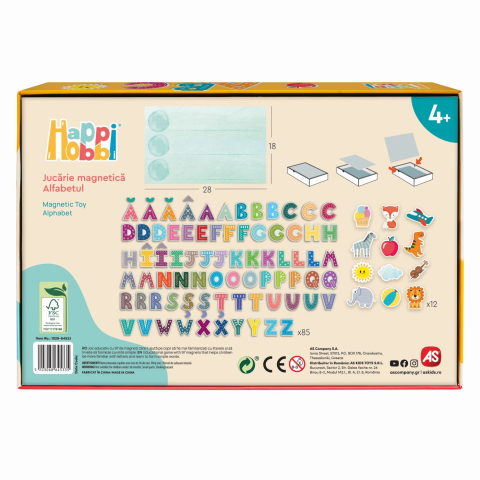 HAPPI HOBBI JUCARIE MAGNETICA ALFABETUL [4]