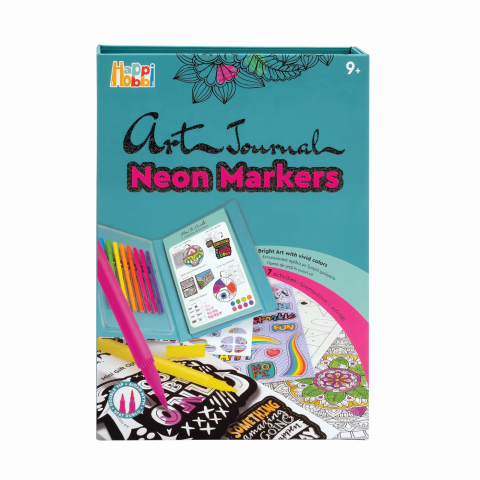 Jocuri de Rol - HAPPI HOBBI JURNAL ARTISTIC CU MARKERE NEON