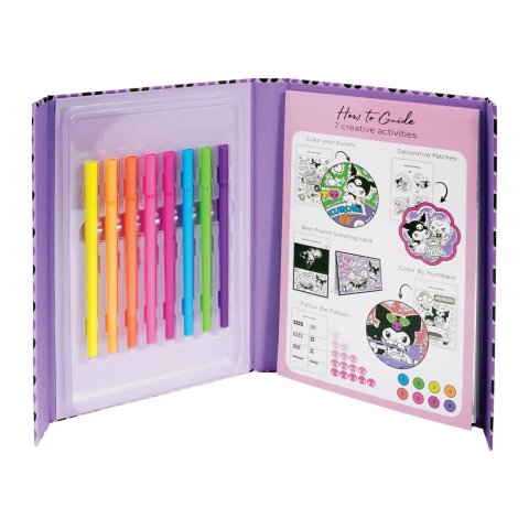 HAPPI HOBBI KUROMI JURNAL ARTISTIC CU MARKERE NEON [1]