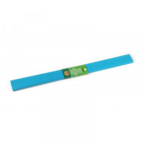 Produse art & craft-Lucru manual - Hartie creponata 50x200cm,albastru azur,10 bucati/set