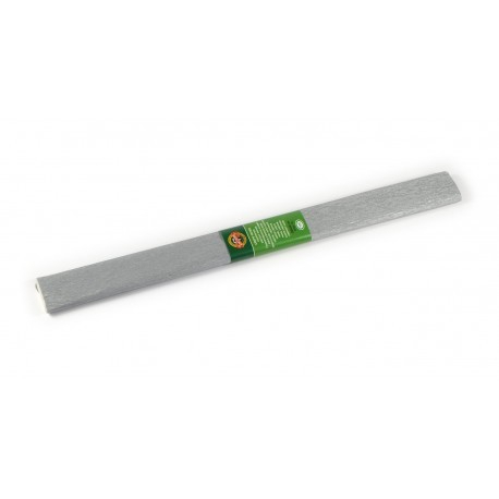 Produse art & craft-Lucru manual - Hartie creponata 50x200 cm,argintiu,10 bucati/set