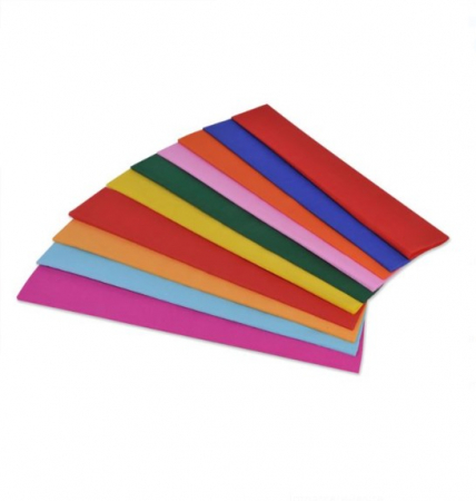 Produse art & craft-Lucru manual - Hartie creponata in 10 culori