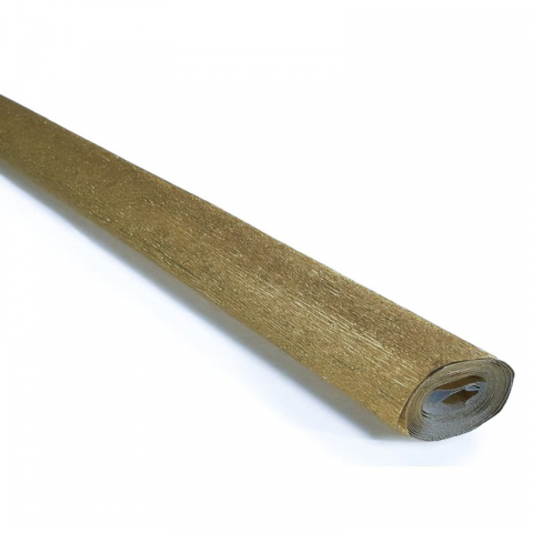 Hartie creatie - Hartie creponata solida floristica,50x200 cm,auriu
