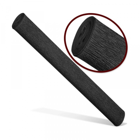 Produse art & craft-Lucru manual - Hartie creponata solida floristica,50x200 cm,negru