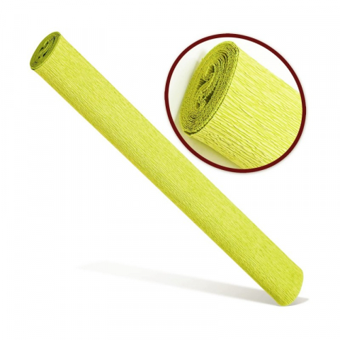 Produse art & craft-Lucru manual - Hartie solida floristica,50x200 cm,galben pal