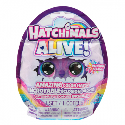 Figurine cu eroi si personaje - HATCHIMALS ALIVE RAINBOW SPLASH