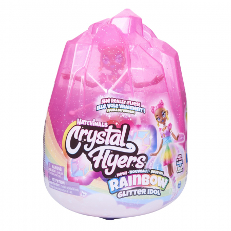 Jocuri si articole copii - Hatchimals Zână Zburătoare Curcubeu cu Sclipici 