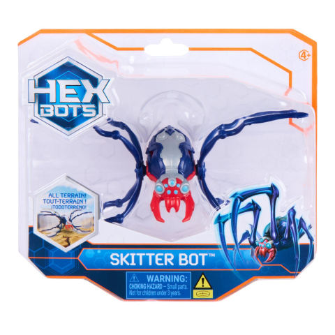 Animale si seturi cu animale - HEX BOTS PAIANJEN ROBOT ALBASTRU