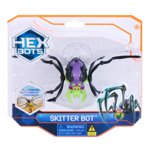 Animale si seturi cu animale - HEX BOTS PAIANJEN ROBOT NEGRU