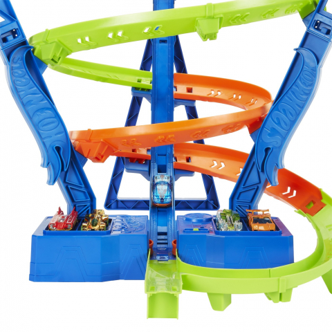 HOT WHEELS ACTION SET COLIZIUNEA SPIRAL SPEED [6]