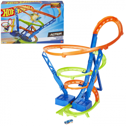 HOT WHEELS ACTION SET COLIZIUNEA SPIRAL SPEED [7]