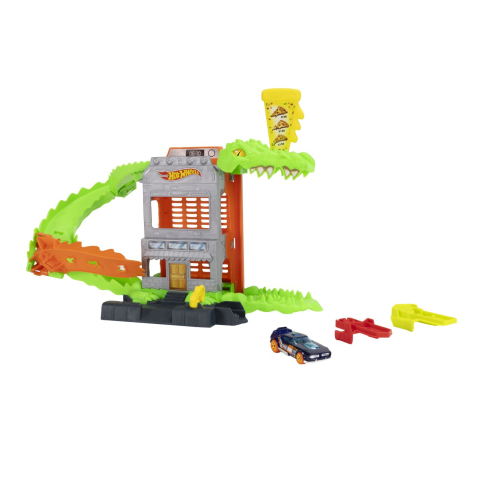 HOT WHEELS CITY PISTA INAMICILOR ATACUL CROC PIZZA [5]