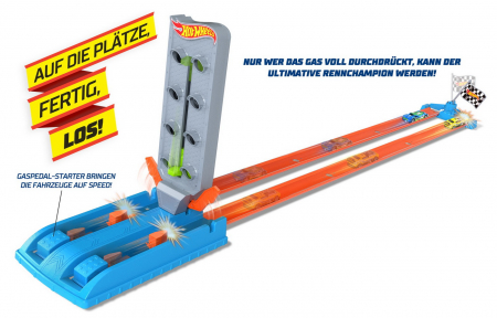Hot Wheels Lansator cu Mașinuța Pista pentru Accelerări Maxime  [4]