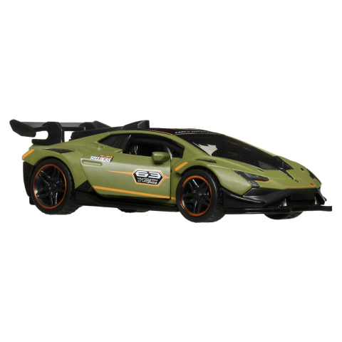 HOT WHEELS MASINUTA METALICA CU SISTEM PULL BACK LAMBORGHINI HURACAN SUPER TROFEO EVO2 STREET POWER SCARA 1 LA 43 [1]