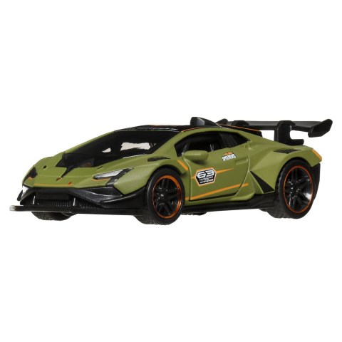 HOT WHEELS MASINUTA METALICA CU SISTEM PULL BACK LAMBORGHINI HURACAN SUPER TROFEO EVO2 STREET POWER SCARA 1 LA 43 [3]