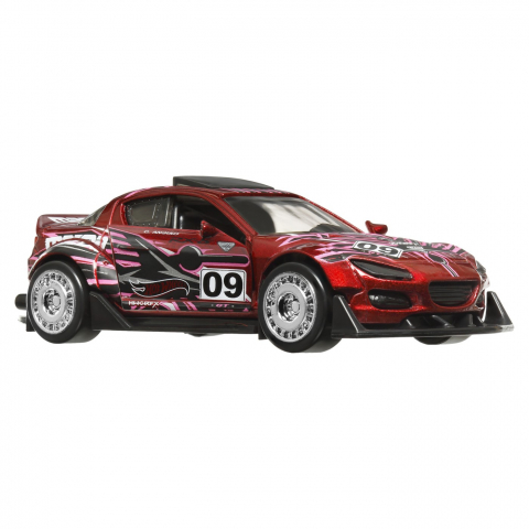 HOT WHEELS MASINUTA METALICA CU SISTEM PULL BACK MAZDA 2004 RX8 CUSTOM SCARA 1:43 [4]