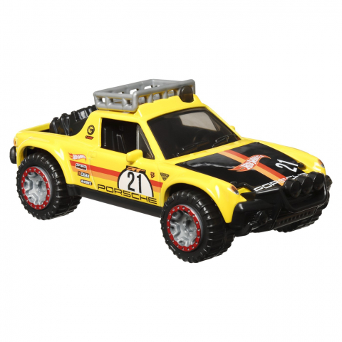 Hot Wheels Masinuta Metalica Cu Sistem Pull Back Porsche 914 Safari Scara 1:43 [4]