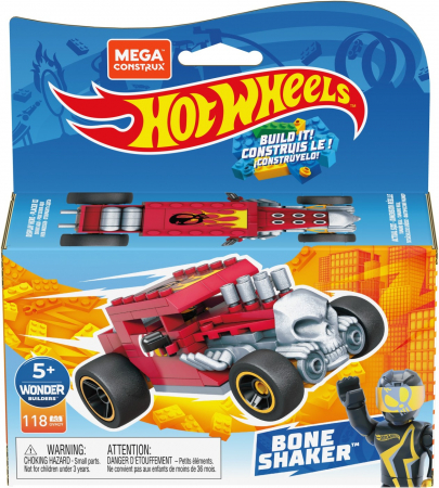 Jocuri si articole copii - Hot Wheels - Mega Mașinuță Construibilă Bone Shaker 