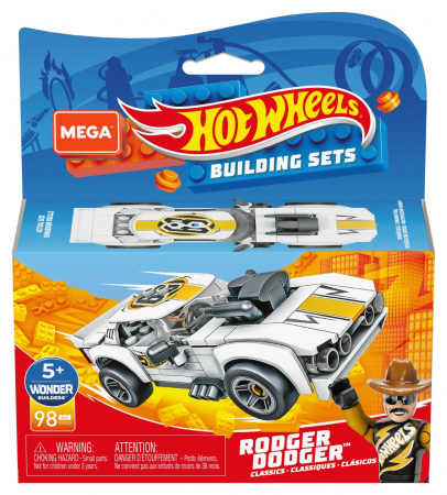 Jocuri si articole copii - Hot Wheels - Mega Mașinuță Construibilă Rodger Dodger 