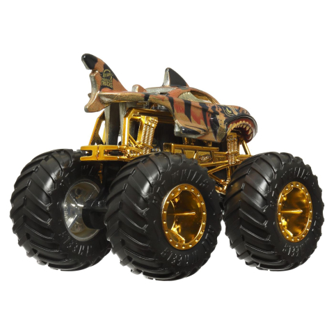 HOT WHEELS MONSTER TRUCK 50 BIGFOOT TROPHY CHAMPIONS MASINUTA HW TIGER SHARK SCARA 1 LA 64 [2]