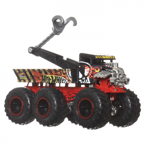 HOT WHEELS MONSTER TRUCK BIG RIGS MASINUTA METALICA CU 6 ROTI BONE SHAKER SCARA 1:64 [3]