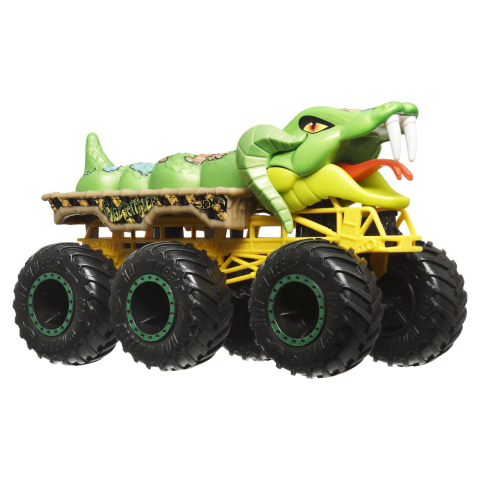 HOT WHEELS MONSTER TRUCK BIG RIGS MASINUTA METALICA CU 6 ROTI CAGE RATTLER SCARA 1 LA 64 [1]