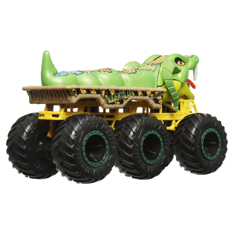 HOT WHEELS MONSTER TRUCK BIG RIGS MASINUTA METALICA CU 6 ROTI CAGE RATTLER SCARA 1 LA 64 [4]
