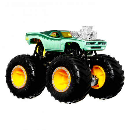 Hot wheels monster truck camion rodger dodger cu culori schimbatoare scara 1:64 [3]