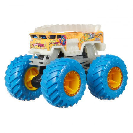 Hot Wheels Monster Truck Glow in the Dark 5 Alarm 1:64 [1]