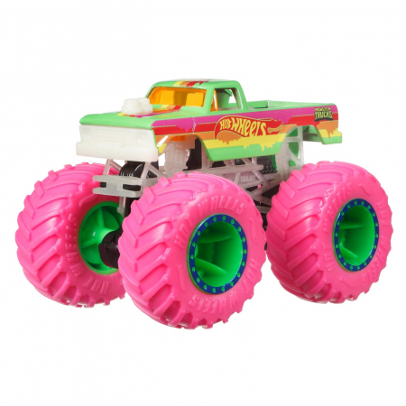 Hot Wheels - Monster Truck Glow in the Dark Mașinuța Midwest Madness 1:64  [1]