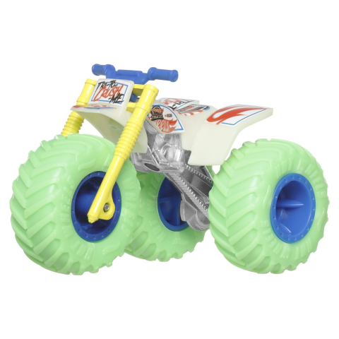 HOT WHEELS MONSTER TRUCK GLOW IN THE DARK MASINUTA TRI TO CRUSH ME SCARA 1 LA 64 [4]