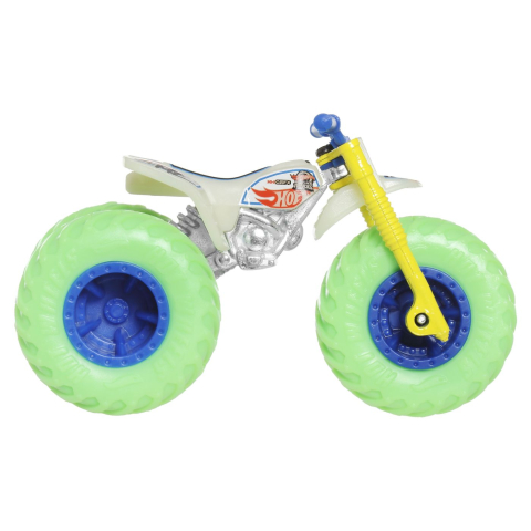 HOT WHEELS MONSTER TRUCK GLOW IN THE DARK MASINUTA TRI TO CRUSH ME SCARA 1 LA 64 [3]
