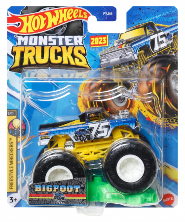 Masinute, Motociclete, Elicoptere, Avioane & Trenulete - Hot wheels monster truck masinuta big foot scara 1:64