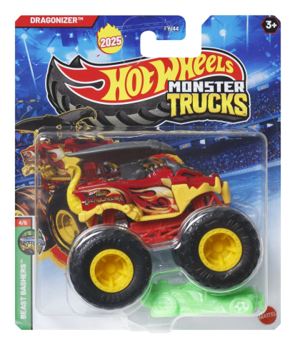 Avioane si Elicoptere jucărie - HOT WHEELS MONSTER TRUCK MASINUTA DRAGONIZER SCARA 1 LA 64