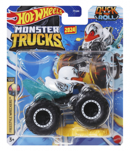 Jocuri si articole copii - HOT WHEELS MONSTER TRUCK MASINUTA DUCK N ROLL SCARA 1:64