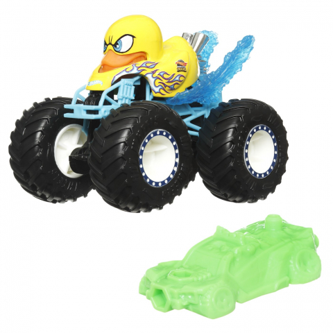 Hot Wheels Monster Truck Masinuta Duck N Roll Scara 1:64 [3]