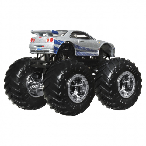 HOT WHEELS MONSTER TRUCK MASINUTA FAST AND FURIOUS SKYLINE SCARA 1:64 [6]