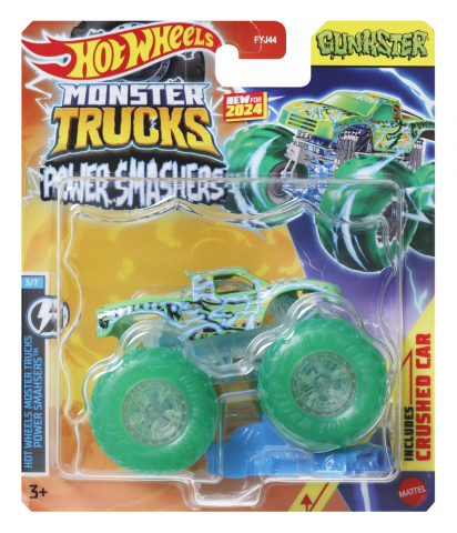 Jocuri si articole copii - HOT WHEELS MONSTER TRUCK MASINUTA GUNKSTER SCARA 1:64