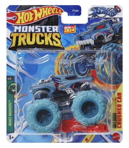 Jocuri si articole copii - HOT WHEELS MONSTER TRUCK MASINUTA HOTWEILER  SCARA 1:64