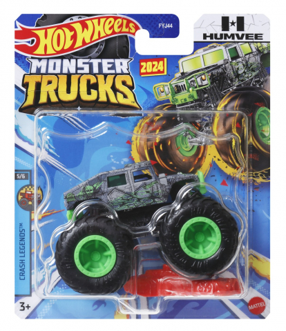Jocuri si articole copii - HOT WHEELS MONSTER TRUCK MASINUTA HUMVEE SCARA 1:64